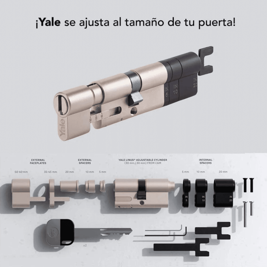 Yale, YL6P3040HN, Cilindro Di Sicurezza, YL6, A Camma Lunga - 2