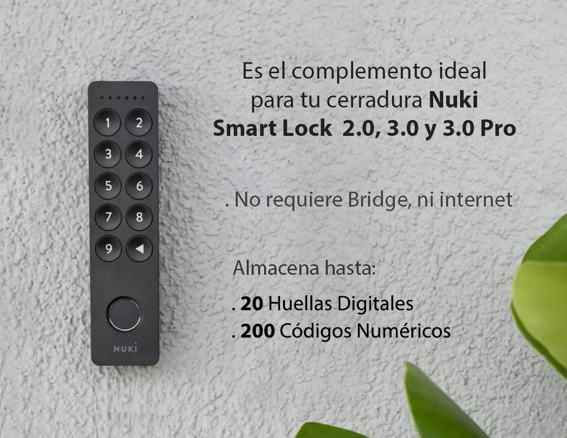 NUKI Keypad 2.0 - Teclado para Cerradura Inteligente » DOMOTICAN